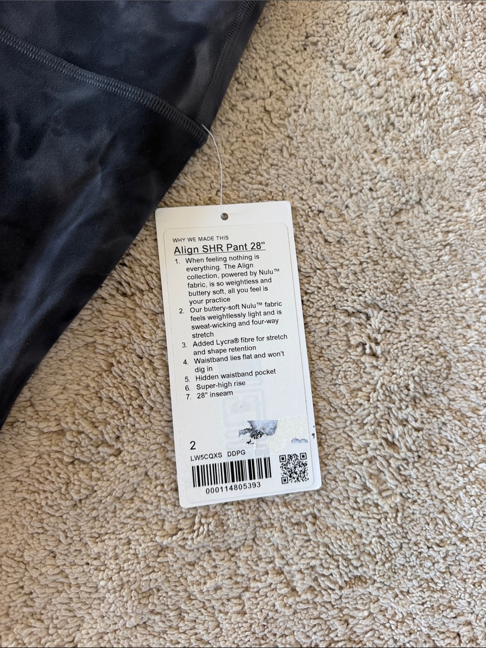 Align Super High Rise Pant 28" Diamond Dye - Picture 4 of 6